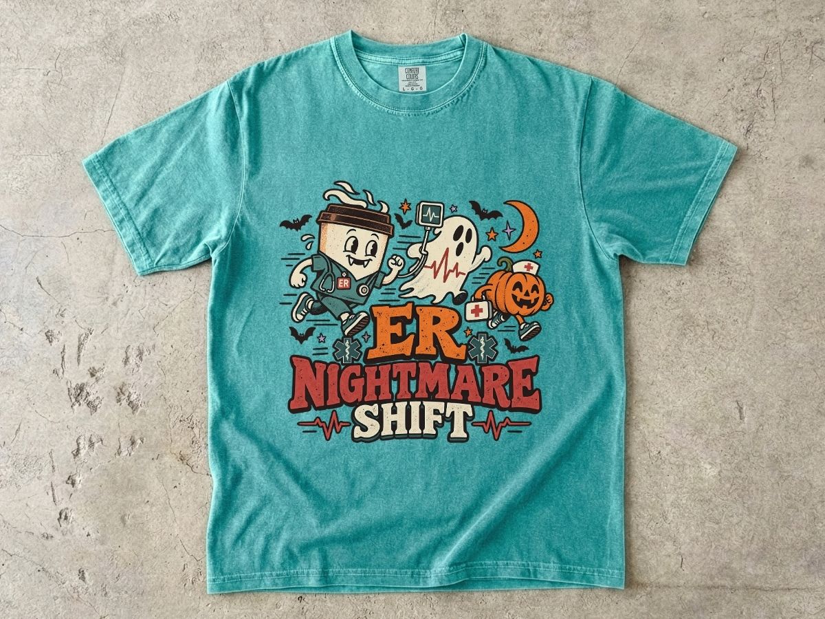 ER Nurse Halloween Shirt | ER Nightmare Shift RN Tee