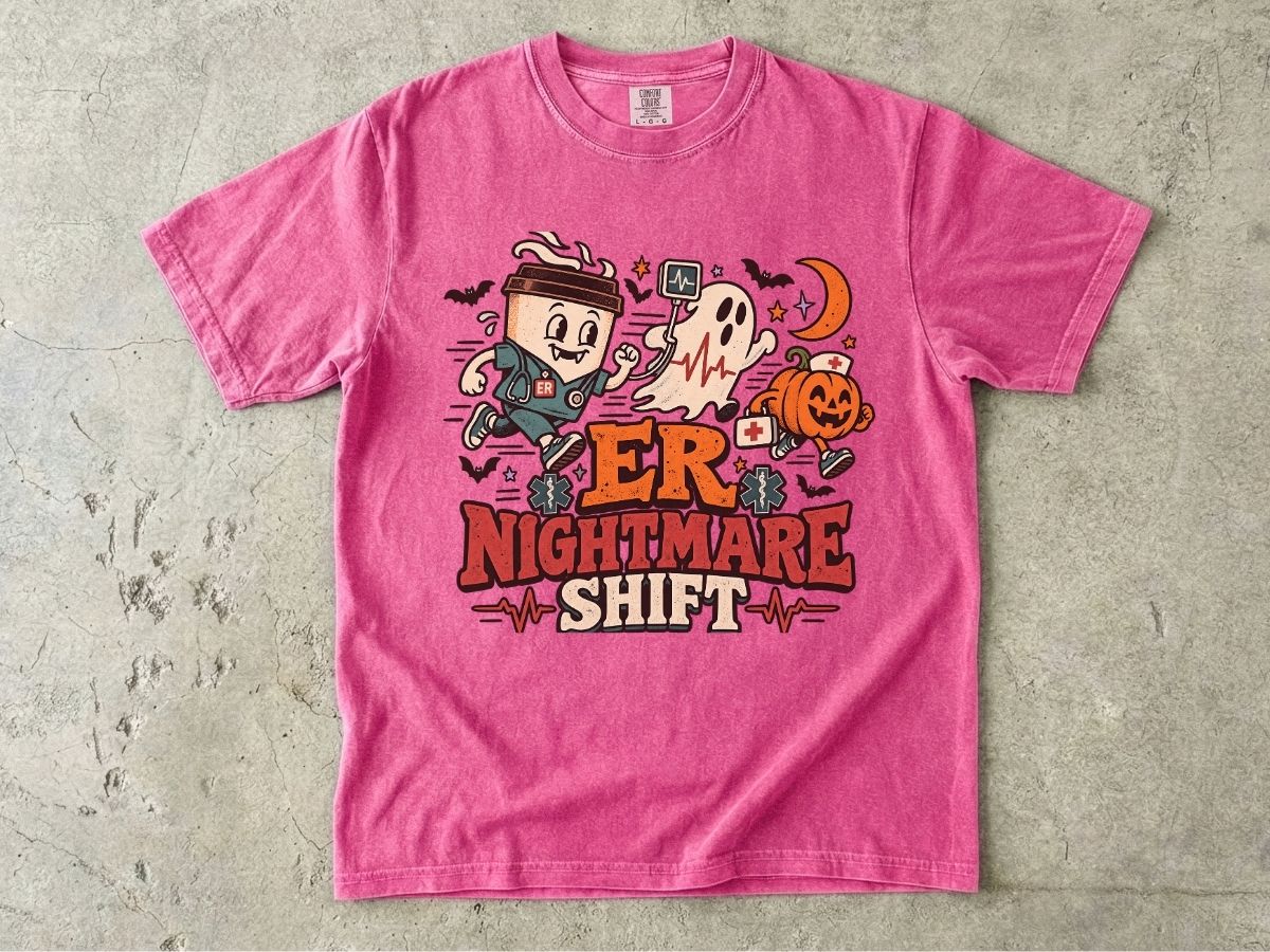 ER Nurse Halloween Shirt | ER Nightmare Shift RN Tee