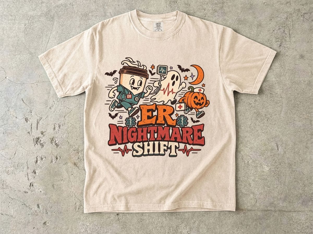 ER Nurse Halloween Shirt | ER Nightmare Shift RN Tee