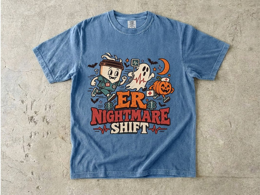 ER Nurse Halloween Shirt | ER Nightmare Shift RN Tee